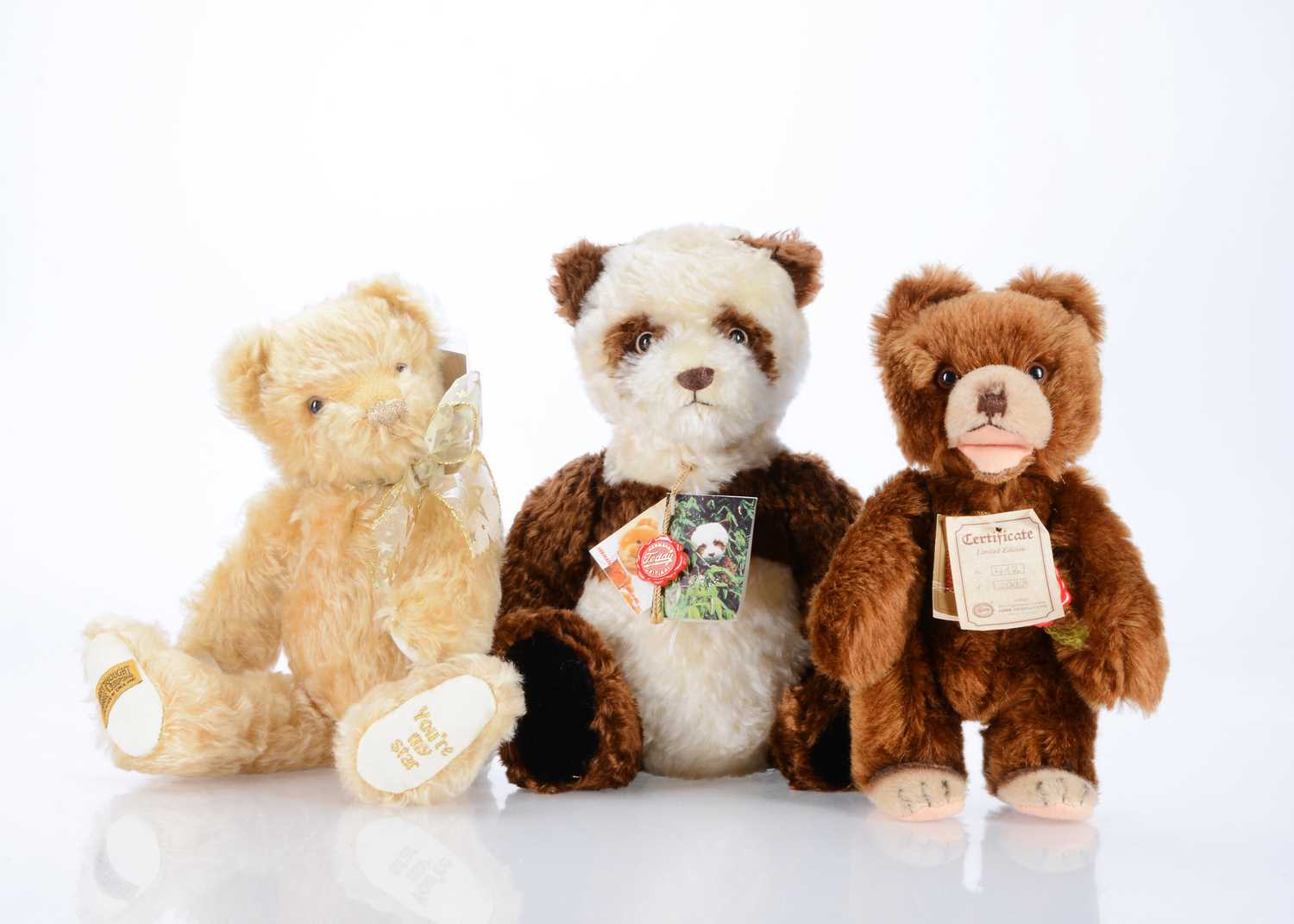Lot 41 - Three collectors teddy bears