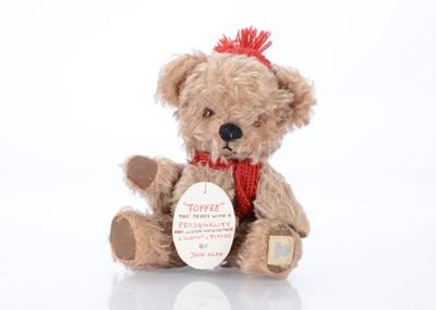 Lot 62 - A Chad Valley Toffee teddy bear from the BBC Listen with Mother 1950s