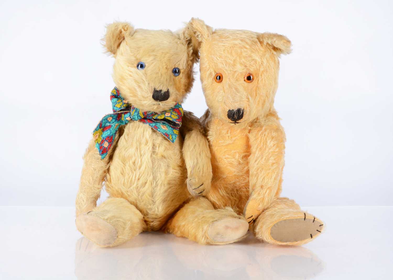 Lot 95 - Two Chiltern type teddy bears