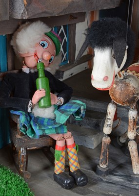 Lot 103 - A large electric mechanically driven Pelham Puppet theatre shop display
