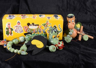 Lot 106 - Two 1960s Dragon Pelham Puppets