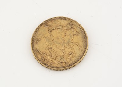 Lot 143 - A Victorian Young head full gold sovereign