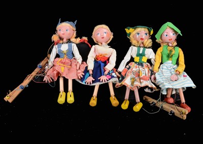 Lot 134 - Four Pelham Puppet SS Range Dutch Girls