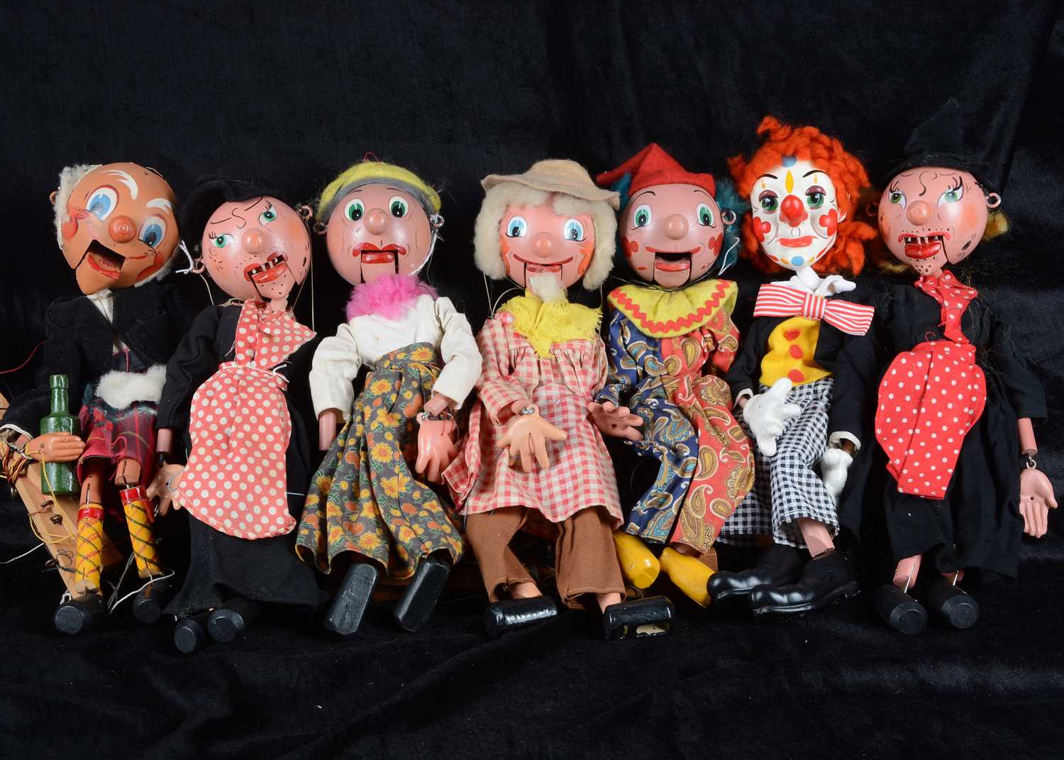Lot 138 - Seven Pelham Puppets