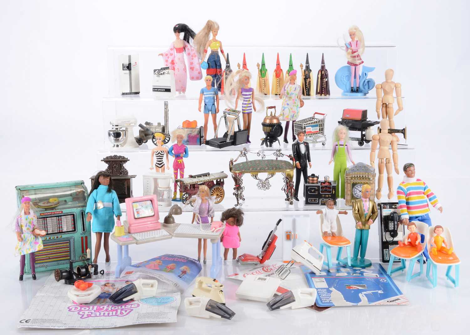 Lot 151 - McDonald’s Barbie premiums and other recent dolls’ house items