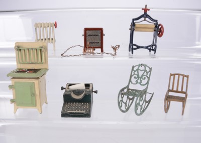 Lot 183 - Metal dolls’ house chattel