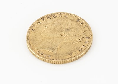 Lot 150 - A Victorian Young head shield back full gold sovereign