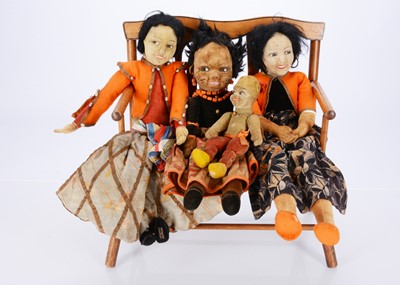 Lot 206 - Four Norah Wellings dolls