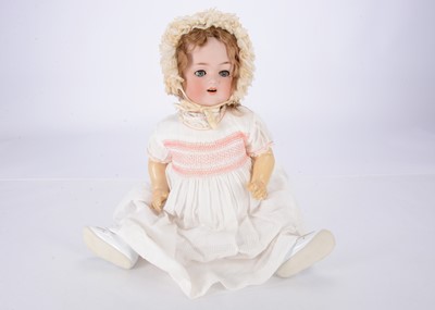 Lot 215 - A Porzellanfabrik Mengersgereuth bisque headed baby doll