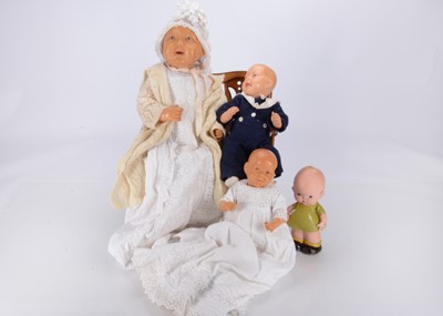 Lot 233 - Four celluloid dolls