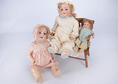 Lot 242 - An Ernest Heubach 300 character toddler doll