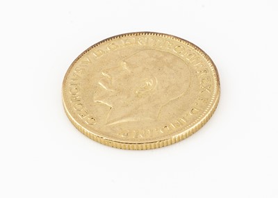Lot 160 - A George V full Gold sovereign
