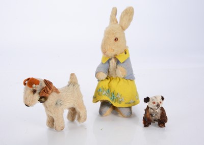 Lot 300 - A Steiff 1949- 1958 Fox terrier dog