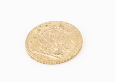 Lot 163 - A George V full Gold sovereign