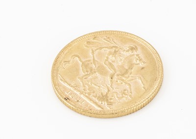 Lot 166 - A Victorian  full gold sovereign