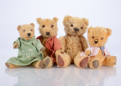 Lot 346 - Four small British teddy bears