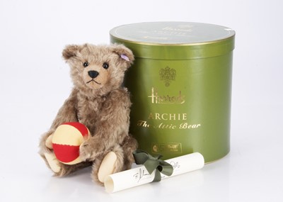 Lot 363 - A Steiff limited edition Archie The Attic Teddy Bear for Harrods