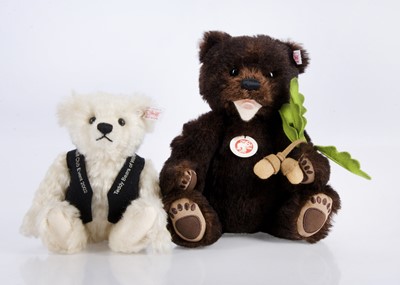 Lot 366 - Two Steiff limited edition teddy bears