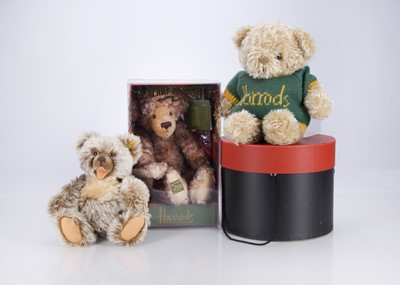 Lot 373 - Three collectors teddy bears