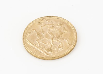 Lot 170 - An Edward VII full gold Sovereign