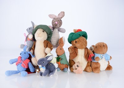 Lot 390 - A Steiff  limited edition Benjamin Bunny Rabbit 100th Year Anniversary soft toy