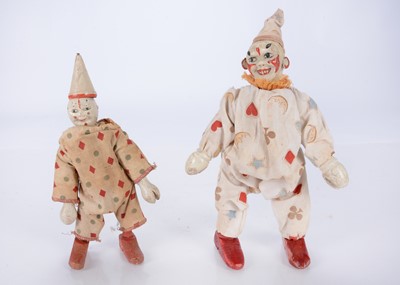 Lot 400 - Two Schoenhut Humpty Dumpty circus clowns