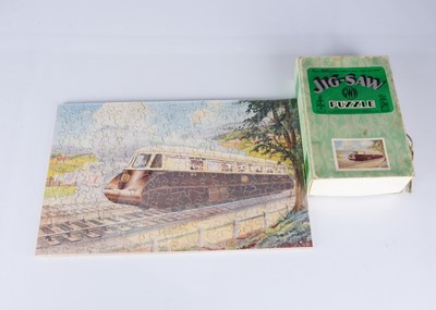 Lot 417 - A Chad Valley GWR railway ‘The Streamline Way’ jig-saw puzzle