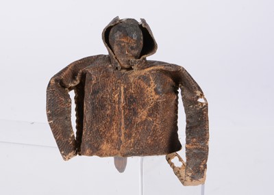 Lot 419 - An Inuit figure from a toy kayak