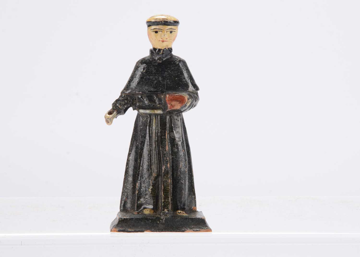 Lot 425 - A small early 19th century German wooden monk