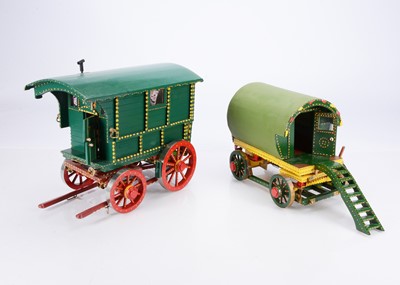 Lot 430 - Two scratch built gypsy caravans