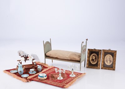 Lot 450 - Larger scale dolls’ house furniture
