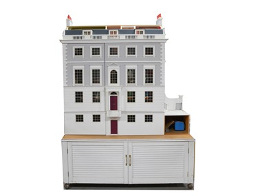 Lot 451 - A very large recent model miniaturist’s dolls’ house