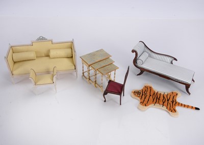 Lot 455 - Fine dolls’ house miniaturist furniture