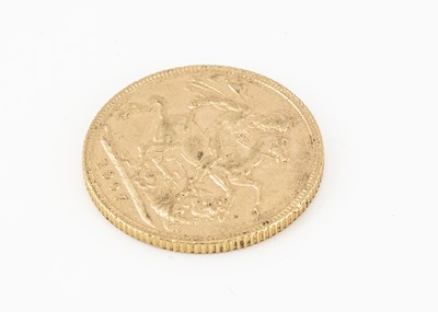 Lot 178 - An Edward VII full gold Sovereign