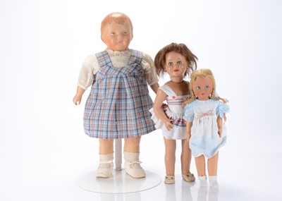 Lot 472 - Three continental dolls