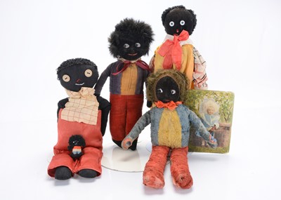 Lot 501 - Four 1920/30s British Gollies