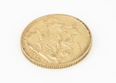 Lot 182 - An Edward VII full gold Sovereign