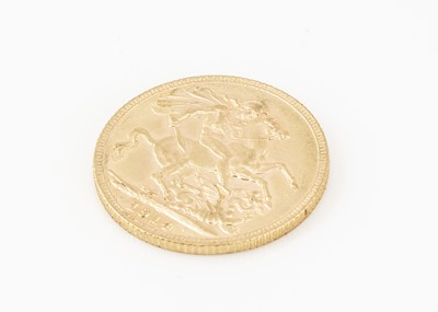 Lot 185 - A George V full Gold sovereign