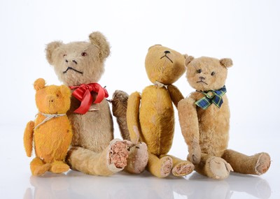 Lot 542 - Four teddy bears for repair