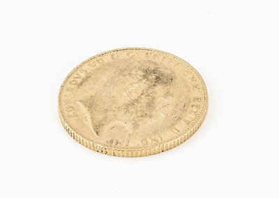 Lot 186 - An Edward VII full gold Sovereign