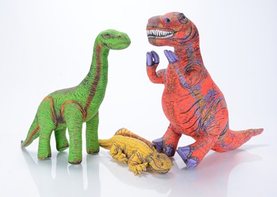 Lot 549 - Three Applause dinosaur soft toys