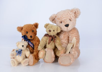 Lot 554 - Four Deans Rag Book  Co. limited edition teddy bears
