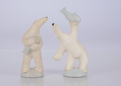 Lot 557 - Two Paul Smith artist limited edition polar bear sculptures