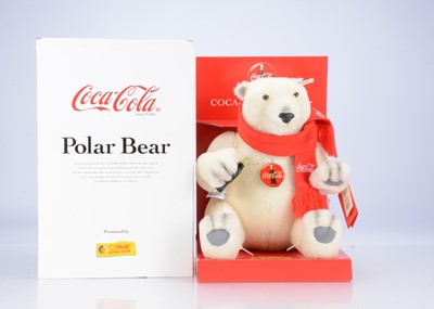 Lot 586 - A Steiff  limited edition Coca-Cola Polar Bear