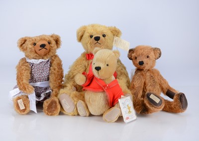 Lot 591 - Four Deans Rag Book Co limited edition teddy bears