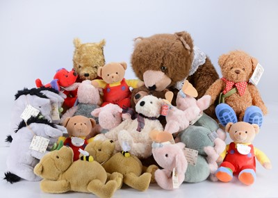 Lot 594 - A collection of Gund teddy bears and soft toys