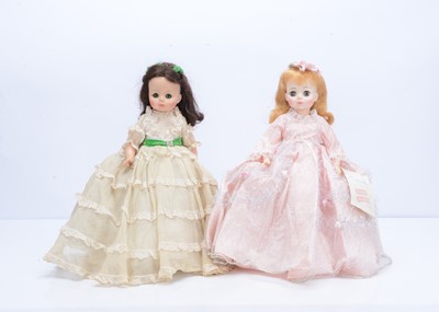 Lot 607 - Two Madame Alexander vinyl dolls