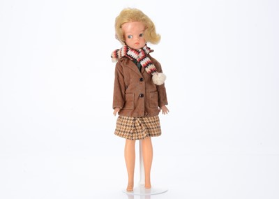 Lot 615 - A Pedigree 1st issue Sindy doll, with soft vinyl head