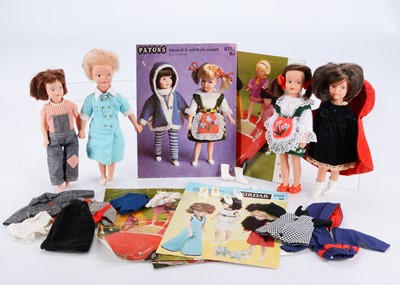 Lot 616a - Four Patch - Sindy's little sister dolls