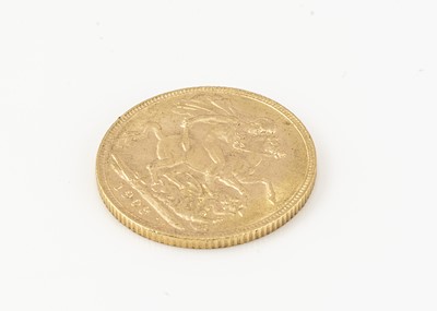 Lot 194 - An Edward VII full gold Sovereign